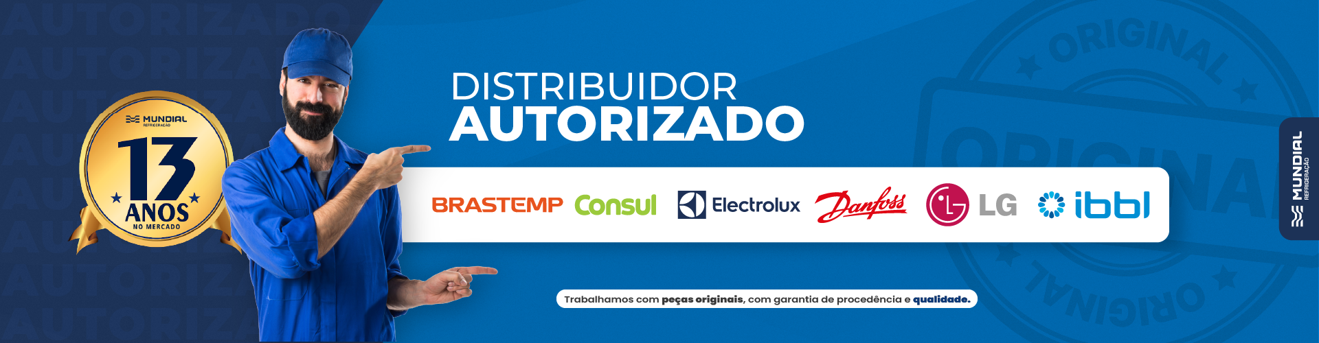 Distribuidor Autorizado de Peças Originais